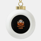 Halloween cutie luiaard Essential T-Shirt Keramische Bal Ornament (Voorkant)
