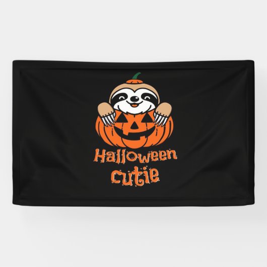 Halloween cutie luiaard Essential T-Shirt Spandoek (Horizontaal)