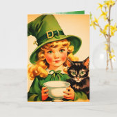  Halloween cutie no7 -grappig citaat Kaart (Gele Bloem)