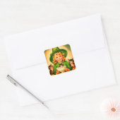  Halloween cutie no9 Vierkante Sticker (Envelop)