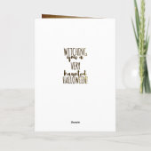 Halloween cutie no 2 -grappig citaat Kaart (Achterkant)