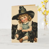 Halloween cutie no 2 -grappig citaat Kaart (Gele Bloem)