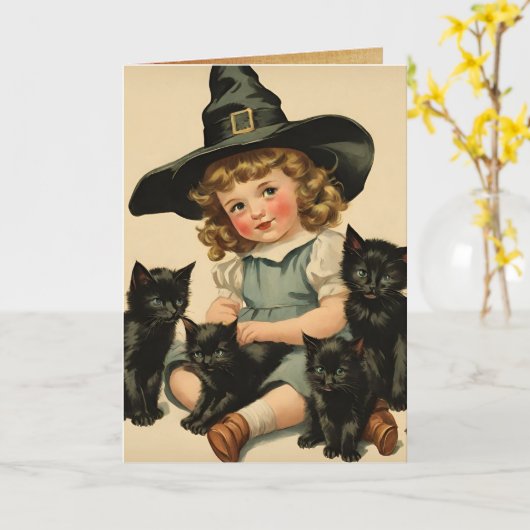 Halloween cutie no 2 -grappig citaat Kaart (Gele Bloem)