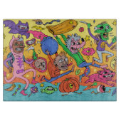 Halloween Cutting Board Snijplank (Voorkant)