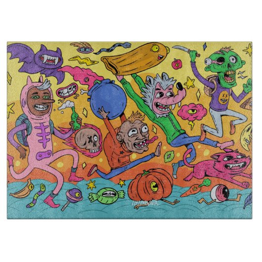 Halloween Cutting Board Snijplank (Voorkant)