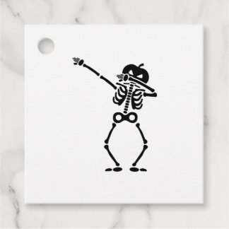 Halloween dab bedankjes labels