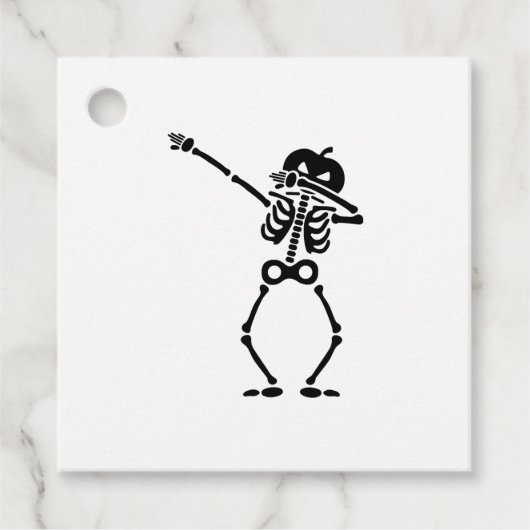Halloween dab bedankjes labels (Voorkant)