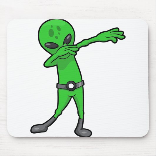 halloween dabbing alien muismat (Voorkant)