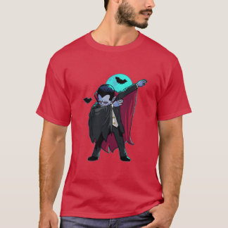 Halloween dabbing dracula t-shirt