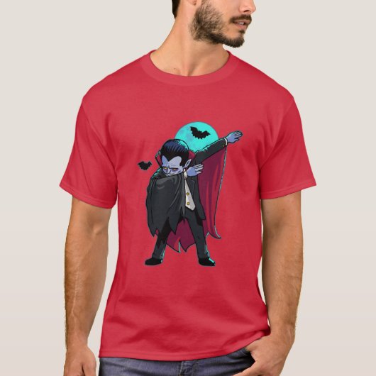 Halloween dabbing dracula t-shirt (Voorkant)