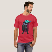 Halloween dabbing dracula t-shirt (Voorkant volledig)