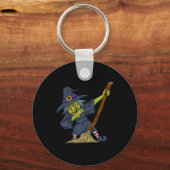 Halloween Dabbing Heks Fun Boys Meisjes Kinder Dab Sleutelhanger (Voorkant)