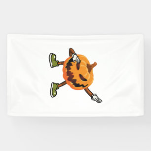 Halloween Dabbing Jack O Lantern Pompoen Halloween Spandoek