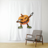 Halloween Dabbing Jack O Lantern Pumpkin Halloween Wandkleed (In situ)
