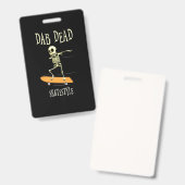Halloween Dabbing Schaatsstijl Badge (Voor- en achterkant)