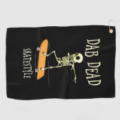 Halloween Dabbing Skatestyle Golfhanddoek (Horizontaal)