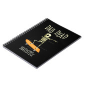 Halloween Dabbing Skatestyle Notitieboek (Linkerzijde)