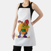 Halloween Dabbing Skelet Kostuum LGBT Schort (Insitu)