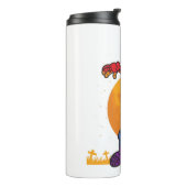 Halloween Dabbing Skelet Kostuum LGBT Thermosbeker (Gedraaid links)