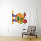 Halloween Dabbing Skelet Kostuum LGBT Wandkleed (In Situ (horizontaal))