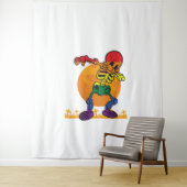 Halloween Dabbing Skelet Kostuum LGBT Wandkleed (In situ)