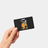 Halloween Dabbing Skeleton Costuum Badge (Handheld)