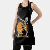 Halloween Dabbing Skeleton Costuum Schort (Insitu)