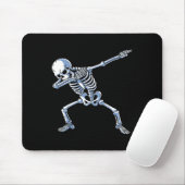 Halloween Dabbing Skeleton Skull Rib Cage Dab Danc Muismat (Met muis)