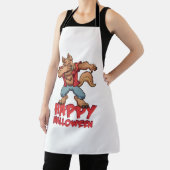 Halloween Dabbing Werwolf Halloween kostuum Schort (Insitu)