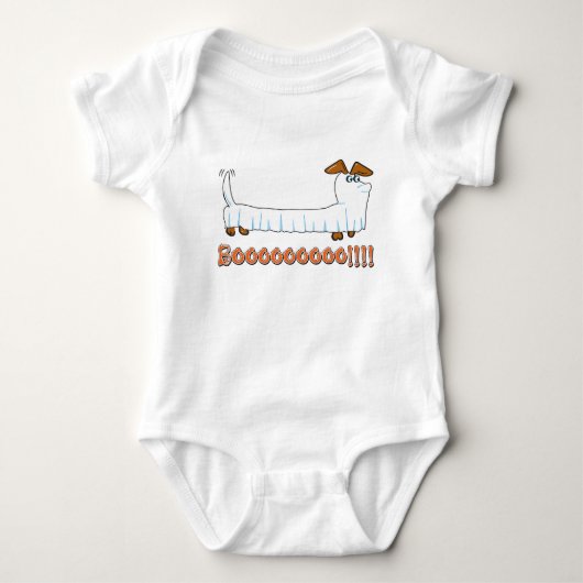Halloween Dachshund Boo Romper (Voorkant)