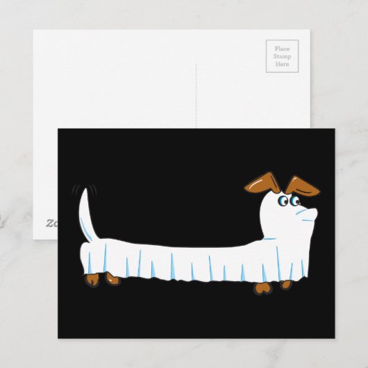 Halloween Dachshund Briefkaart (Voorkant / Achterkant)