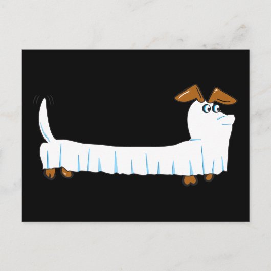 Halloween Dachshund Briefkaart (Voorkant)