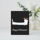 Halloween Dachshund Briefkaart (Staand voorkant)