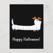 Halloween Dachshund Briefkaart (Voorkant)