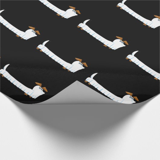 Halloween Dachshund Cadeaupapier (Hoek)
