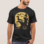 Halloween Dachshund Costume Dog Weiner Dog Moon Ha T-shirt (Voorkant)