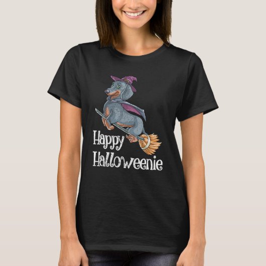 Halloween Dachshund Dog Costume T-shirt (Voorkant)