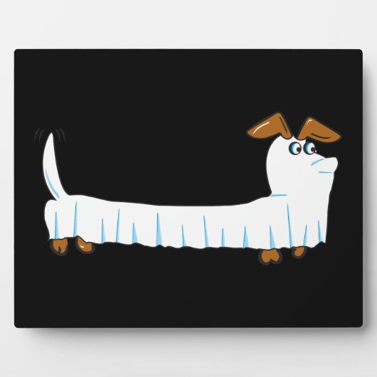 Halloween Dachshund Fotoplaat (Voorkant)
