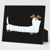 Halloween Dachshund Fotoplaat (Zijkant)