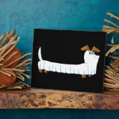 Halloween Dachshund Fotoplaat (Zijkant)