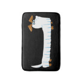 Halloween Dachshund Ghost Badmat (Voorkant Verticaal)