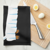 Halloween Dachshund Theedoek (Quarter Fold)