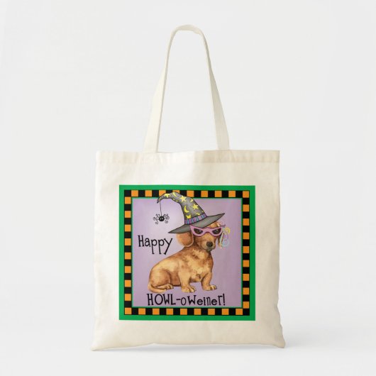 Halloween Dachshund Tote Bag (Voorkant)