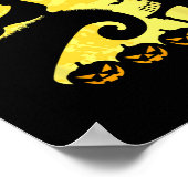 Halloween Dachshund Weenie Wiener Moonshine Sausag Poster (Hoek)