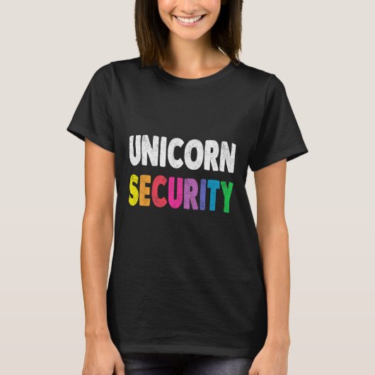Halloween Dad Ma Daughter Adult Costume Unicorn S T-shirt (Voorkant)