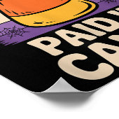 Halloween Dad Tax Paid In Candy Corn Poster (Hoek)