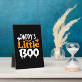 Halloween Daddy Little Boo Birthday Fotoplaat (Zijkant)