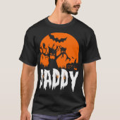 Halloween Daddy Scary 31 oktober cadeau T-shirt (Voorkant)