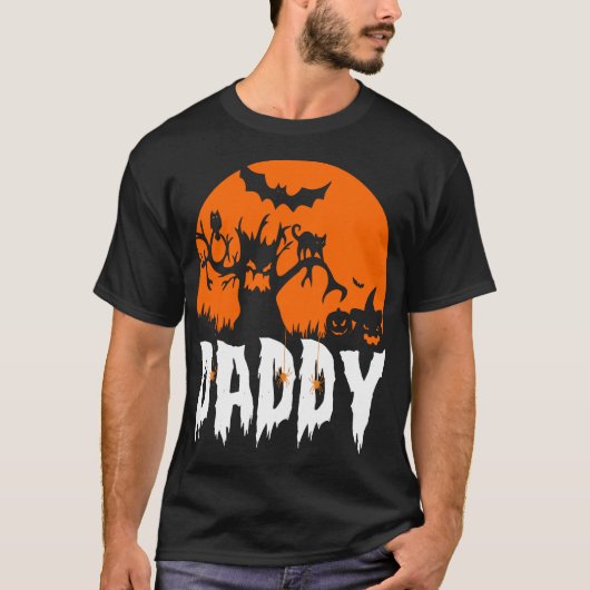 Halloween Daddy Scary 31 oktober cadeau T-shirt (Voorkant)