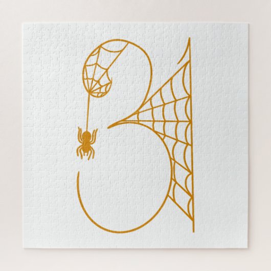 Halloween Dag 31 Spinnenwebben Legpuzzel (Verticaal)